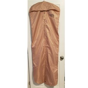 Pink miu miu garment bag